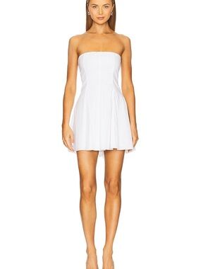 REVOLVE White Strapless A-Line Mini Dress